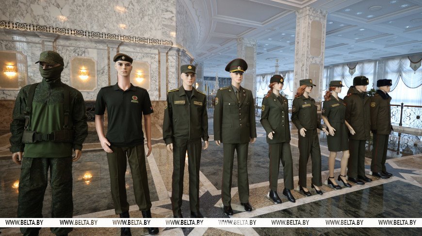 В Беларуси представили новые образцы военной формы