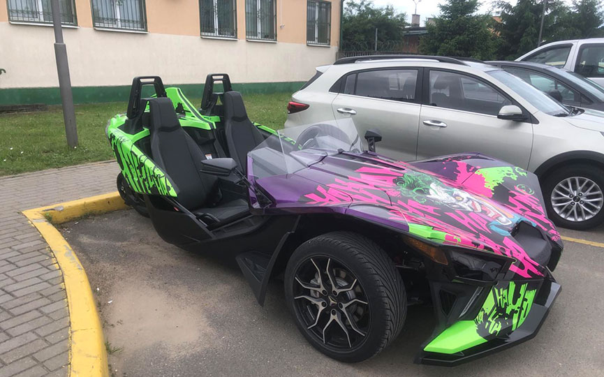 Необычное транспортное средство замечено в Барановичах