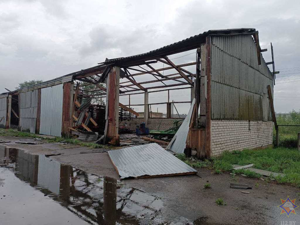 В МЧС рассказали о последствиях непогоды на Брестчине