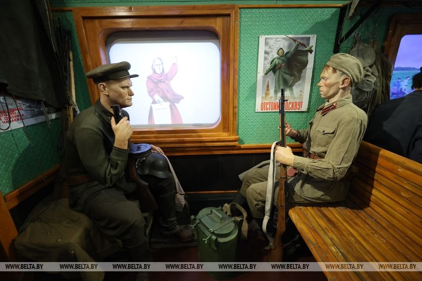 Уникальный передвижной музей «Поезд Победы» сделал остановку в Бресте