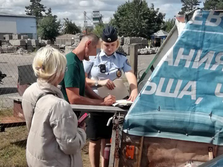 Поездка на мотоблоке обошлась белорусу в 3 350 рублей штрафа