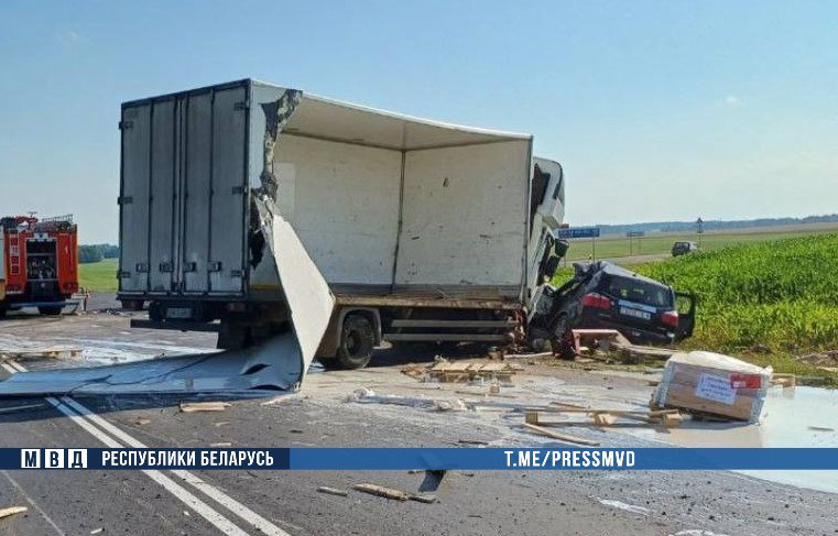 Страшное ДТП произошло в Могилёвской области: трое погибших