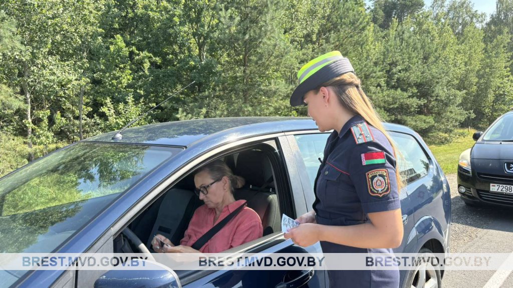 Возле Бреста ГАИ провела мониторинг дорог при помощи квадрокоптера