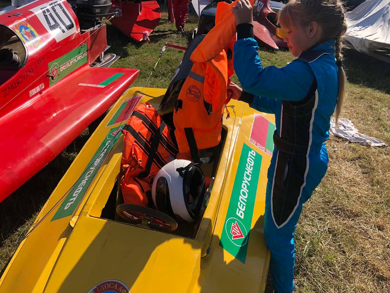 В Бресте проходит 1-ый этап открытого чемпионата Беларуси по водно-моторному спорту