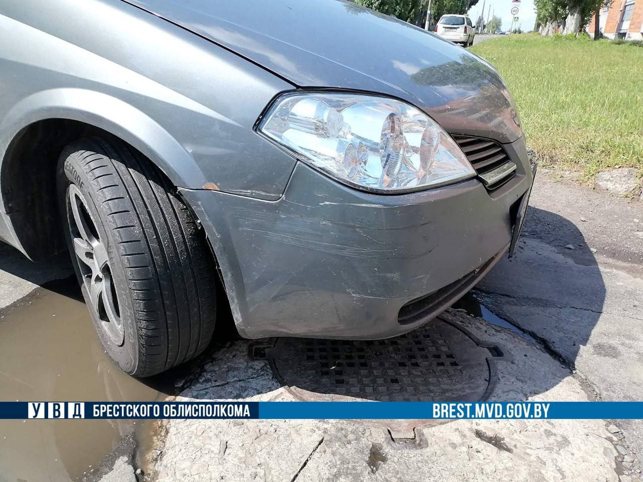 В Пинске водитель сбил двух девочек и скрылся