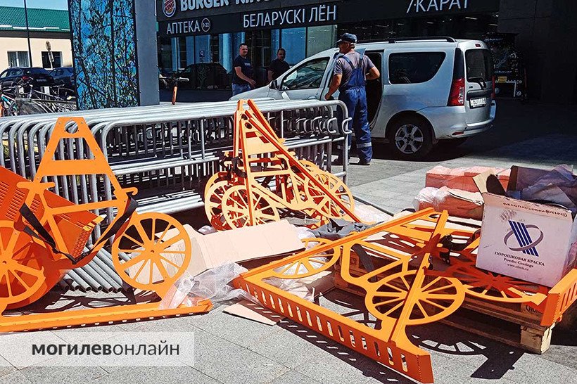 Электрическая велосипедная парковка появится в Могилеве. Посмотрите, как она выглядит