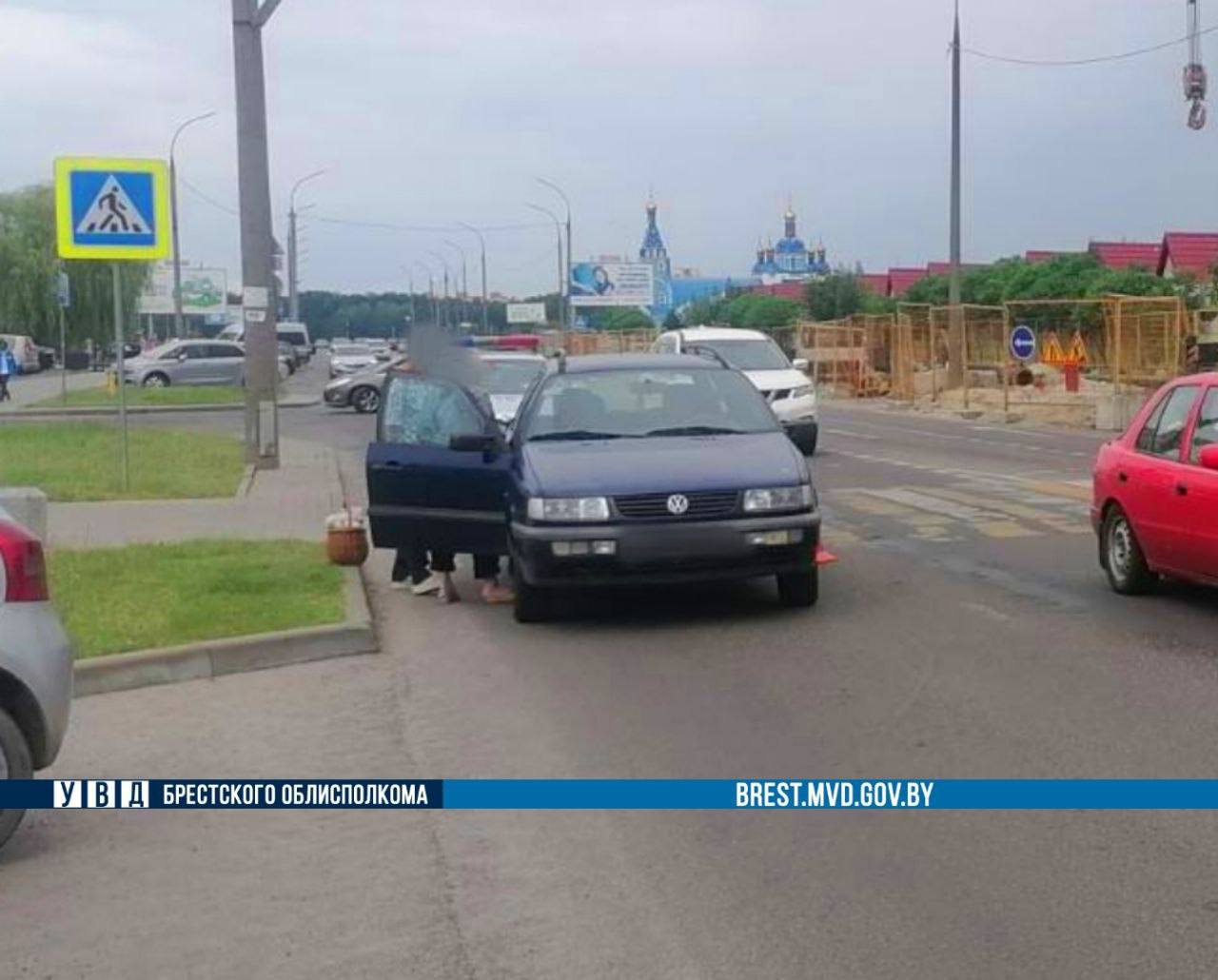В Бресте 77-летняя водитель Volkswagen совершила наезд на 61-летнюю женщину