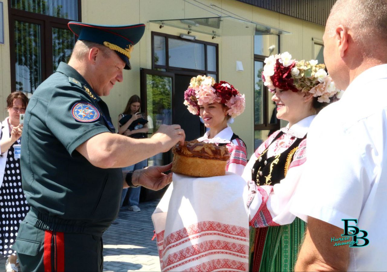 Новое здание пожарного аварийно-спасательного поста открыли в Брестском районе