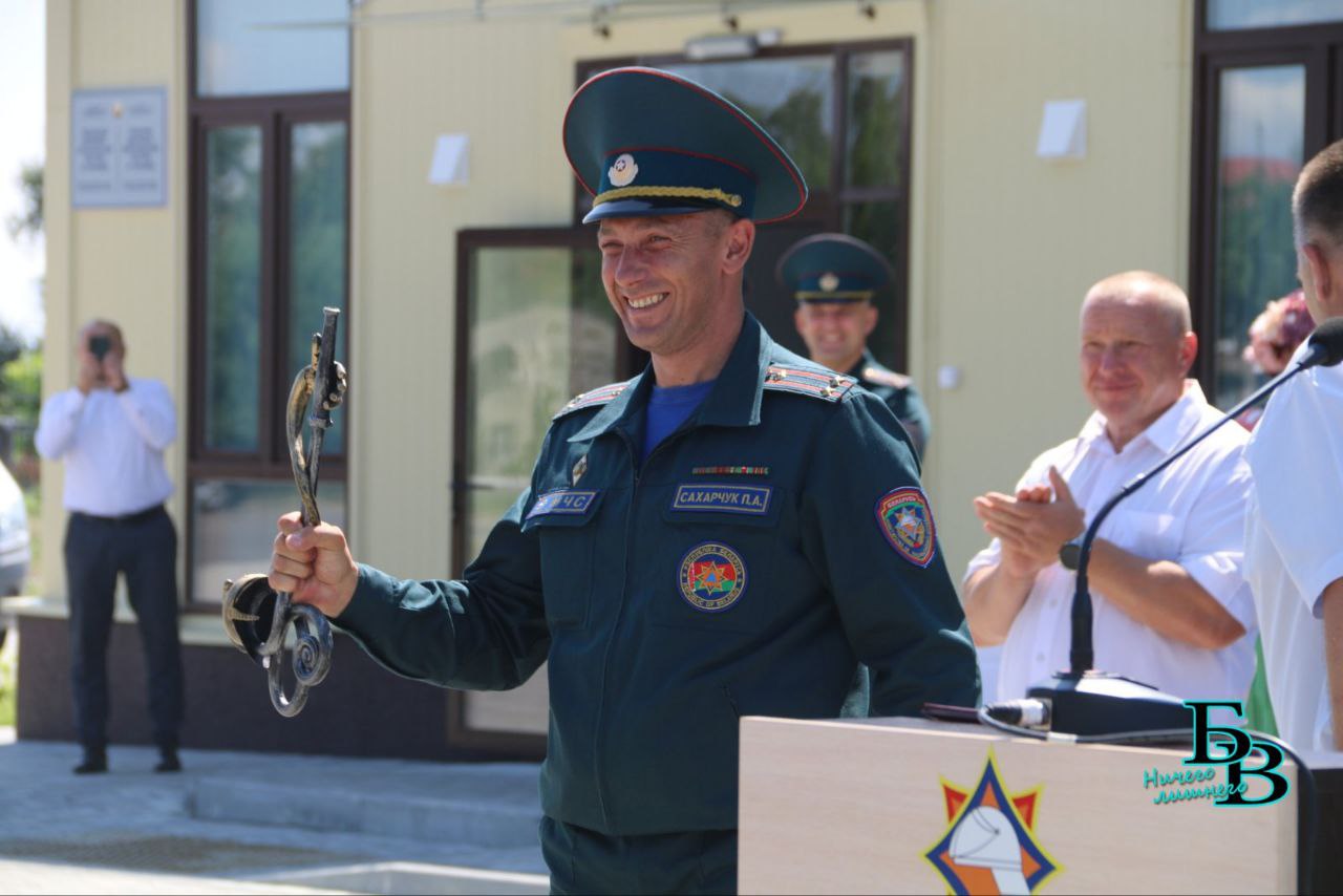 Новое здание пожарного аварийно-спасательного поста открыли в Брестском районе
