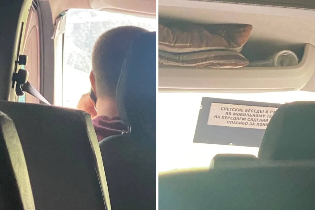 Женщина сфотографировала водителя маршрутки, который говорил по телефону. Что ответили в ГАИ