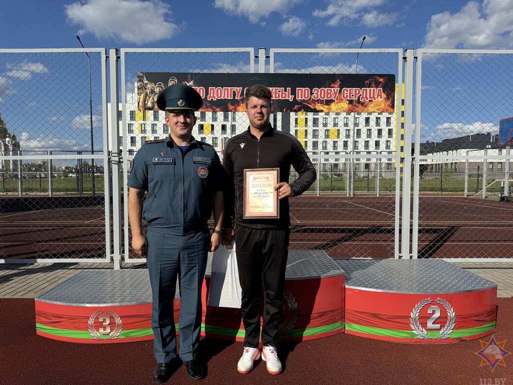 Определен сильнейший пожарный-спасатель в Брестской области