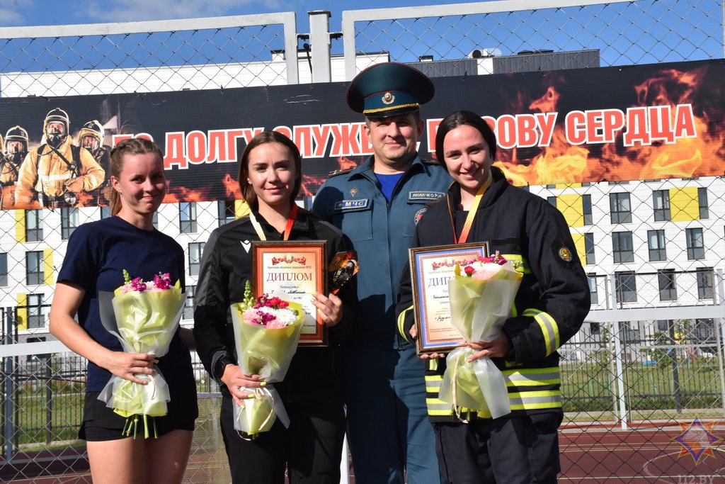 Определен сильнейший пожарный-спасатель в Брестской области