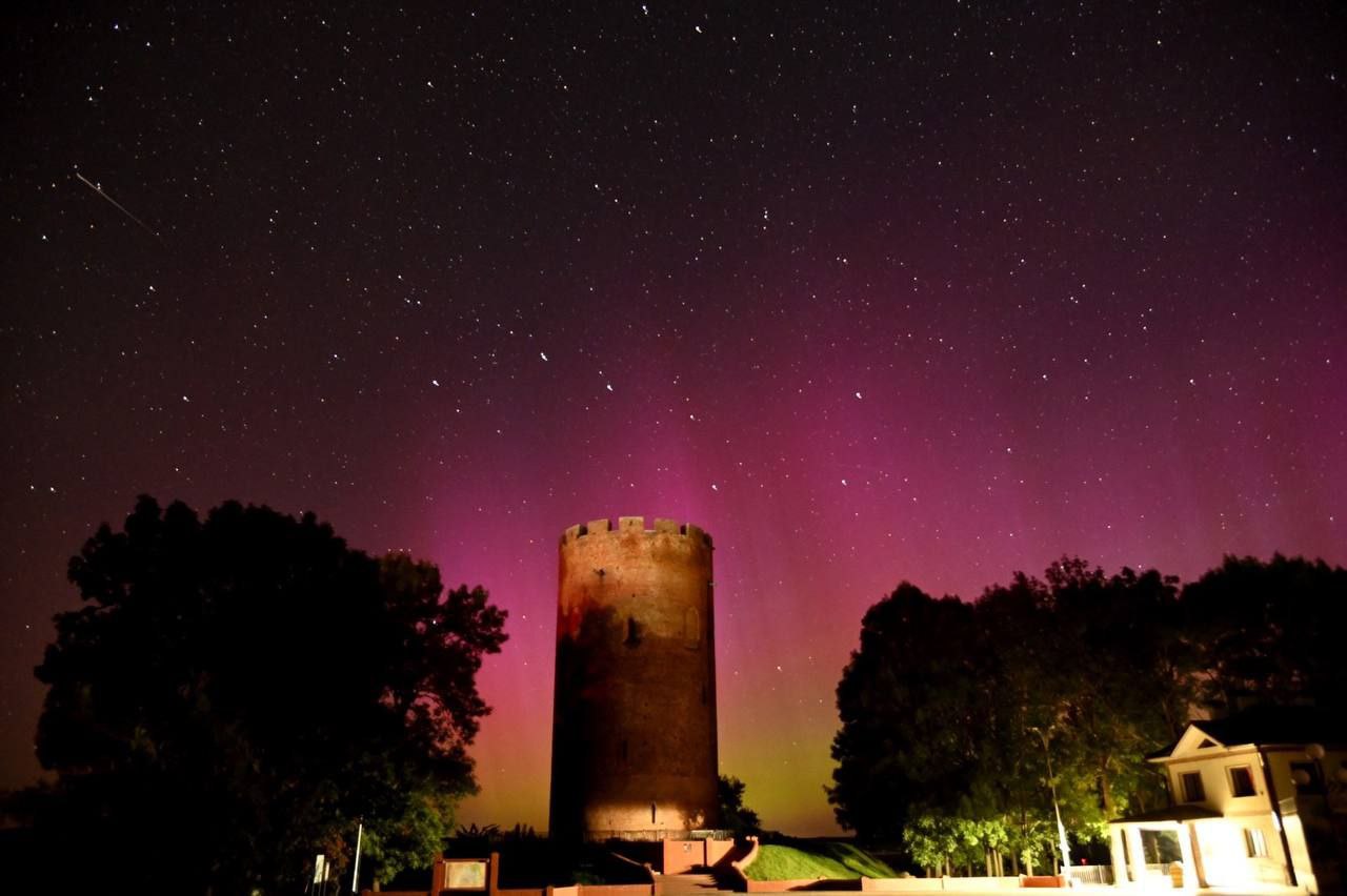 Северное сияние над Каменцем