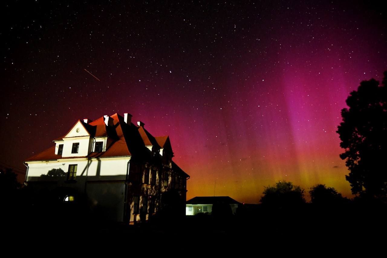 Северное сияние над Каменцем