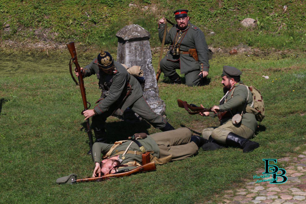 В Бресте воссоздали события Первой мировой войны