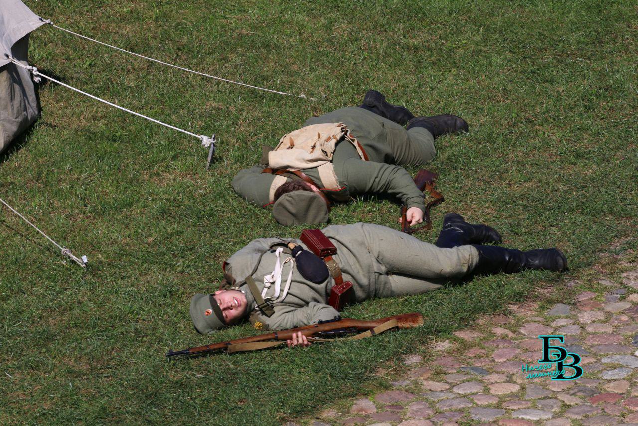 В Бресте воссоздали события Первой мировой войны