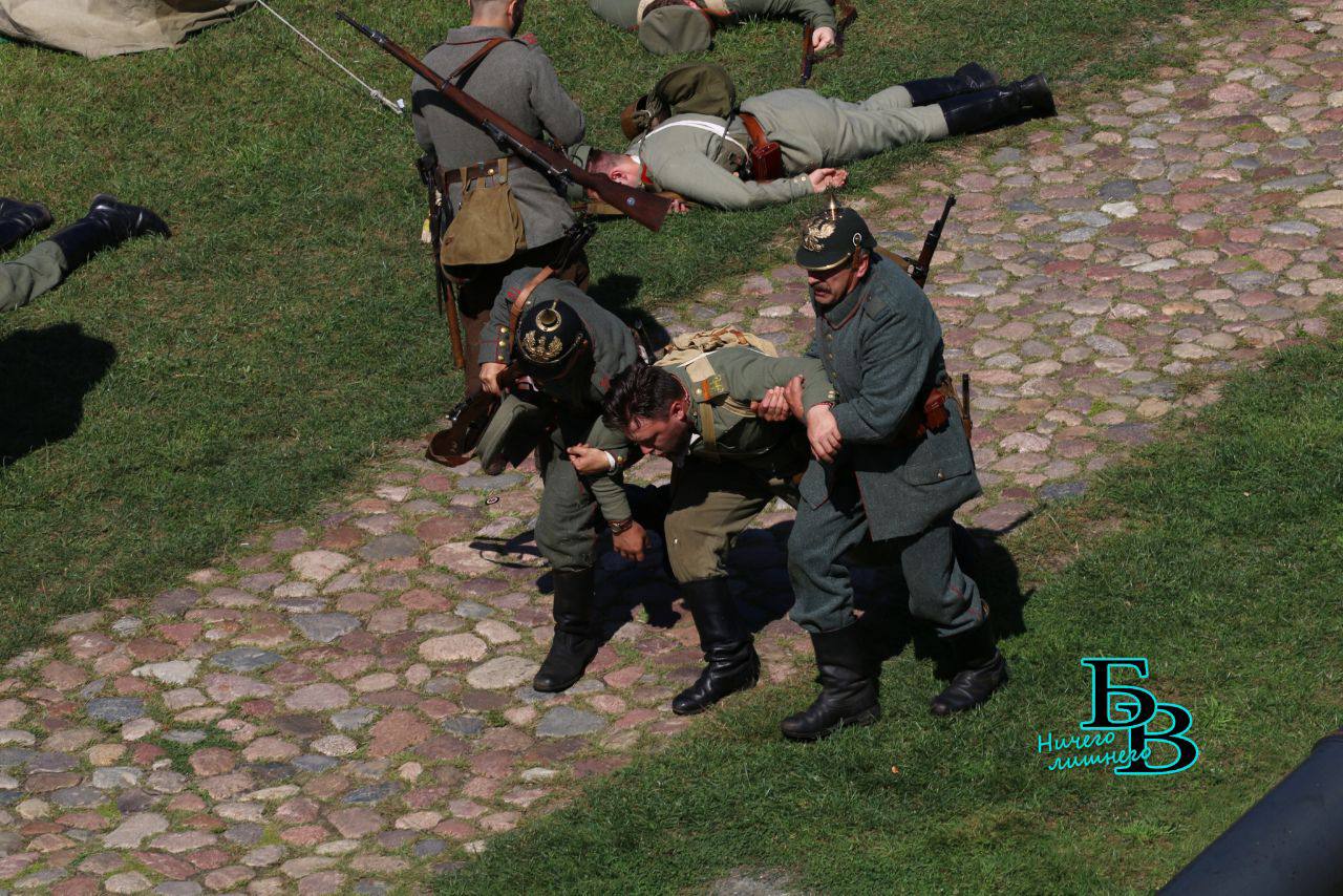 В Бресте воссоздали события Первой мировой войны