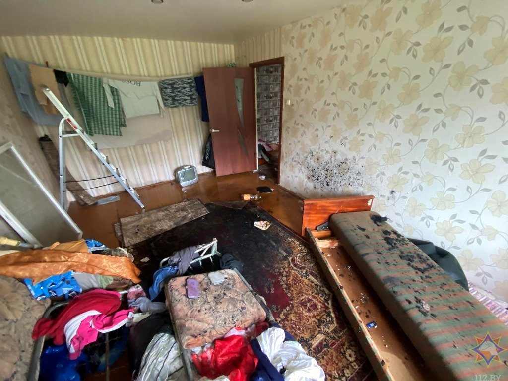 На пожаре в Каменецком районе сосед спас женщину