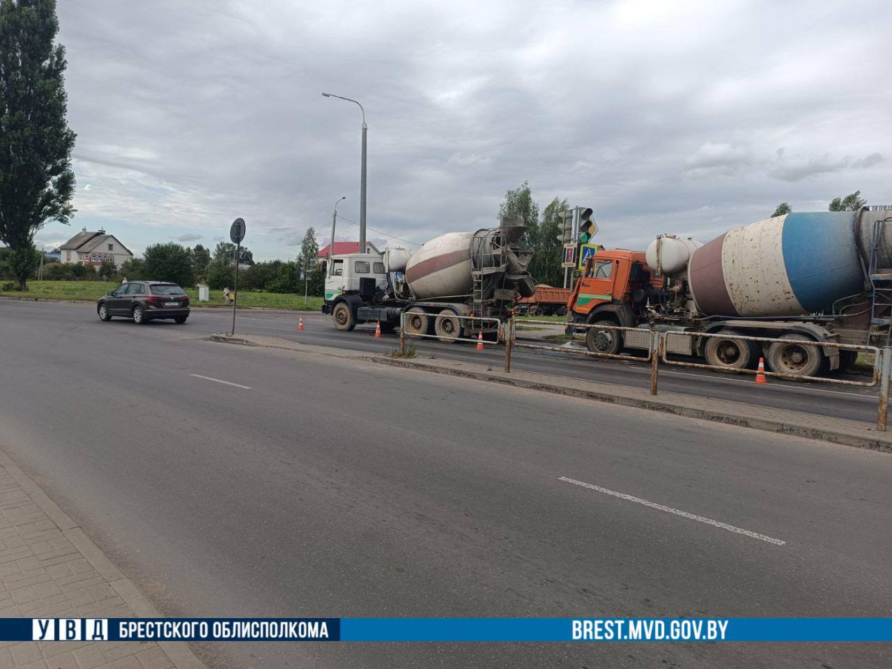 ДТП с бетономешалками в Барановичах. Кто виноват?
