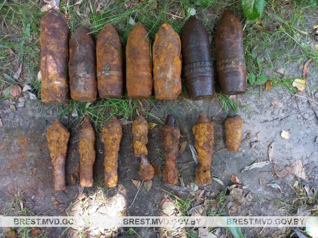 В Пружанском районе нашли снаряды времен ВОВ