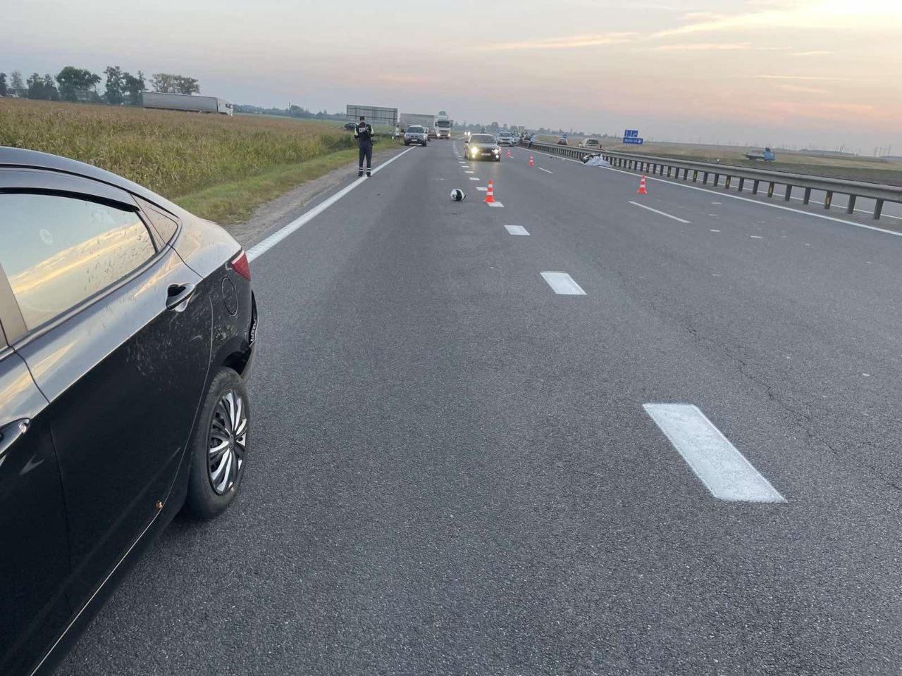 Девушка-мотоциклист разбилась в ДТП