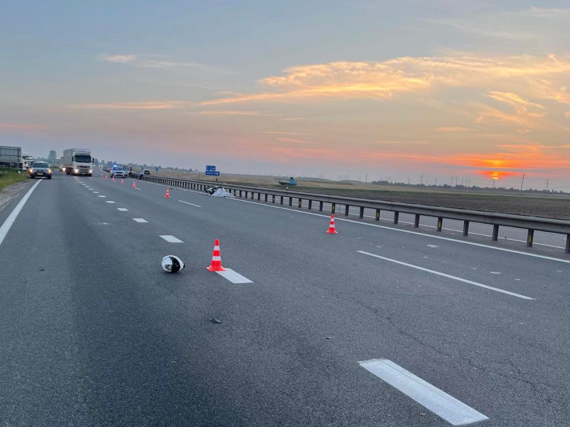 Девушка-мотоциклист разбилась в ДТП