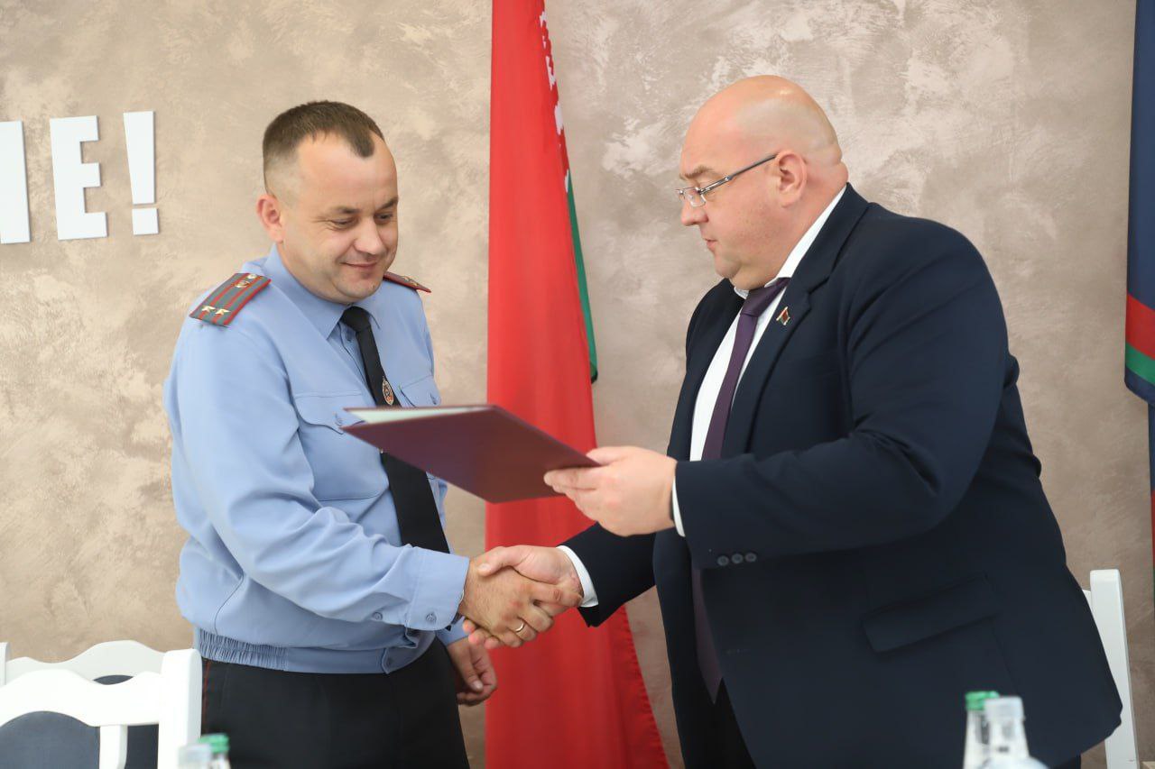 В Ивацевичском РОВД новый руководитель