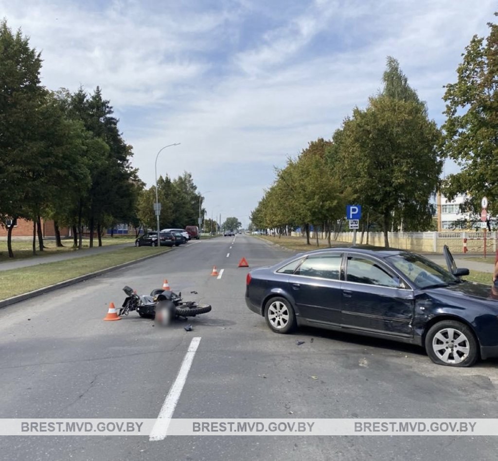 ДТП в Столине: травмирован мотоциклист