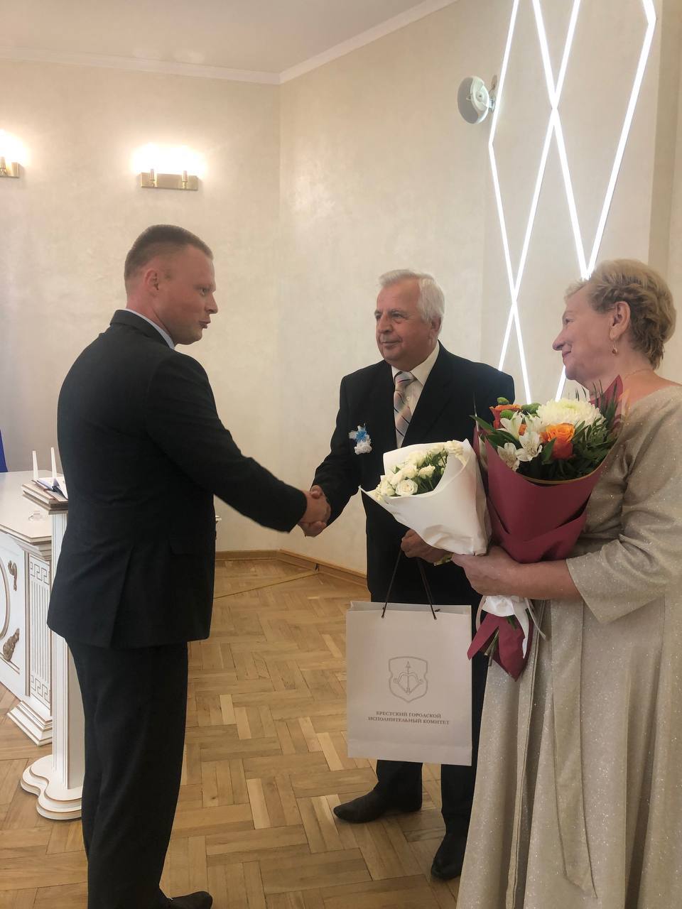 В Брестском отделе ЗАГС отпраздновали золотую свадьбу