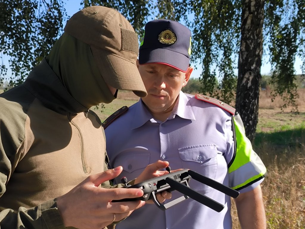 Квадрокоптеры стали ловить нарушителей в Гомельской области