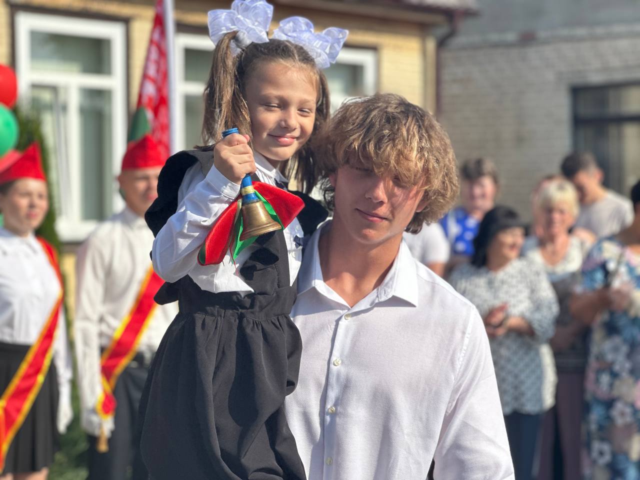 Звонок прозвучал для первоклассников Брестской области