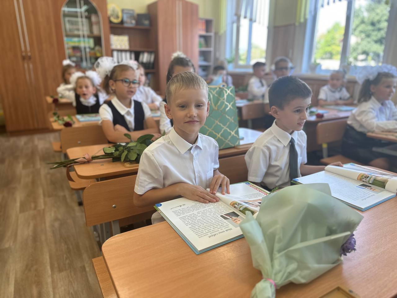 Звонок прозвучал для первоклассников Брестской области