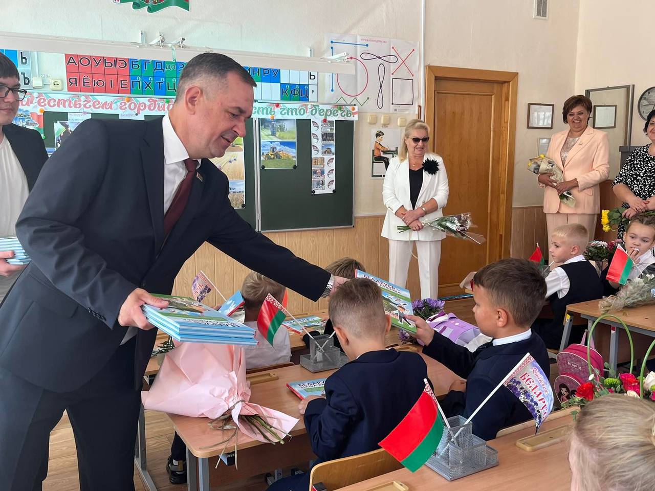 Звонок прозвучал для первоклассников Брестской области