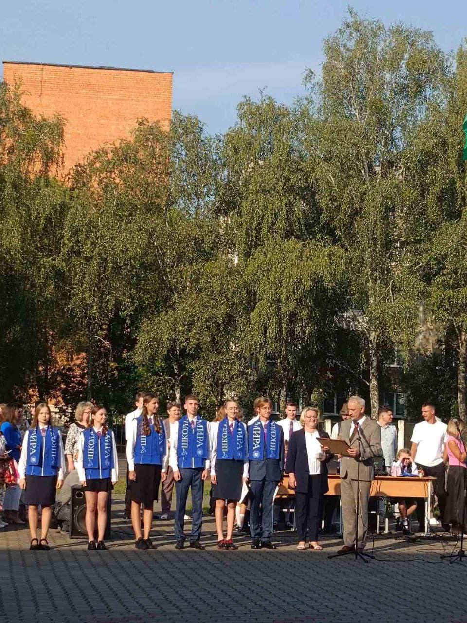 Звонок прозвучал для первоклассников Брестской области