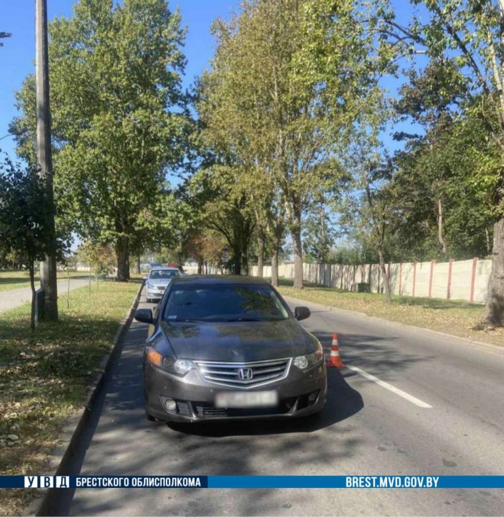 В Бресте Honda сбила пешехода