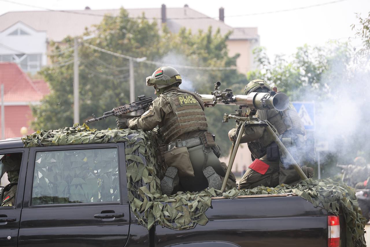 Борьба с вооруженными формированиями. В Столине идут учения