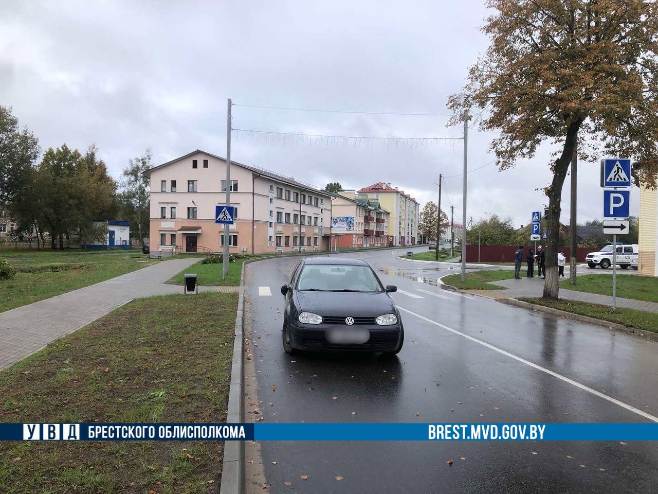 Утром в Ганцевичах водитель Volkswagen сбил женщину на пешеходном переходе