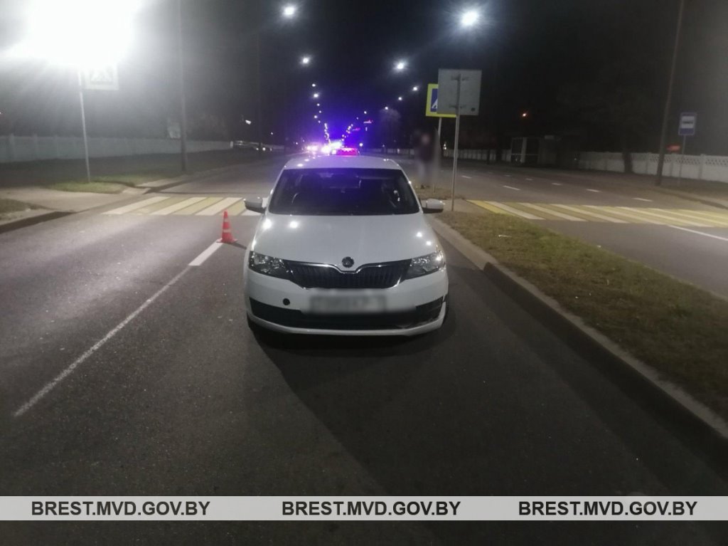 В Бресте 26-летний водитель сбил человека