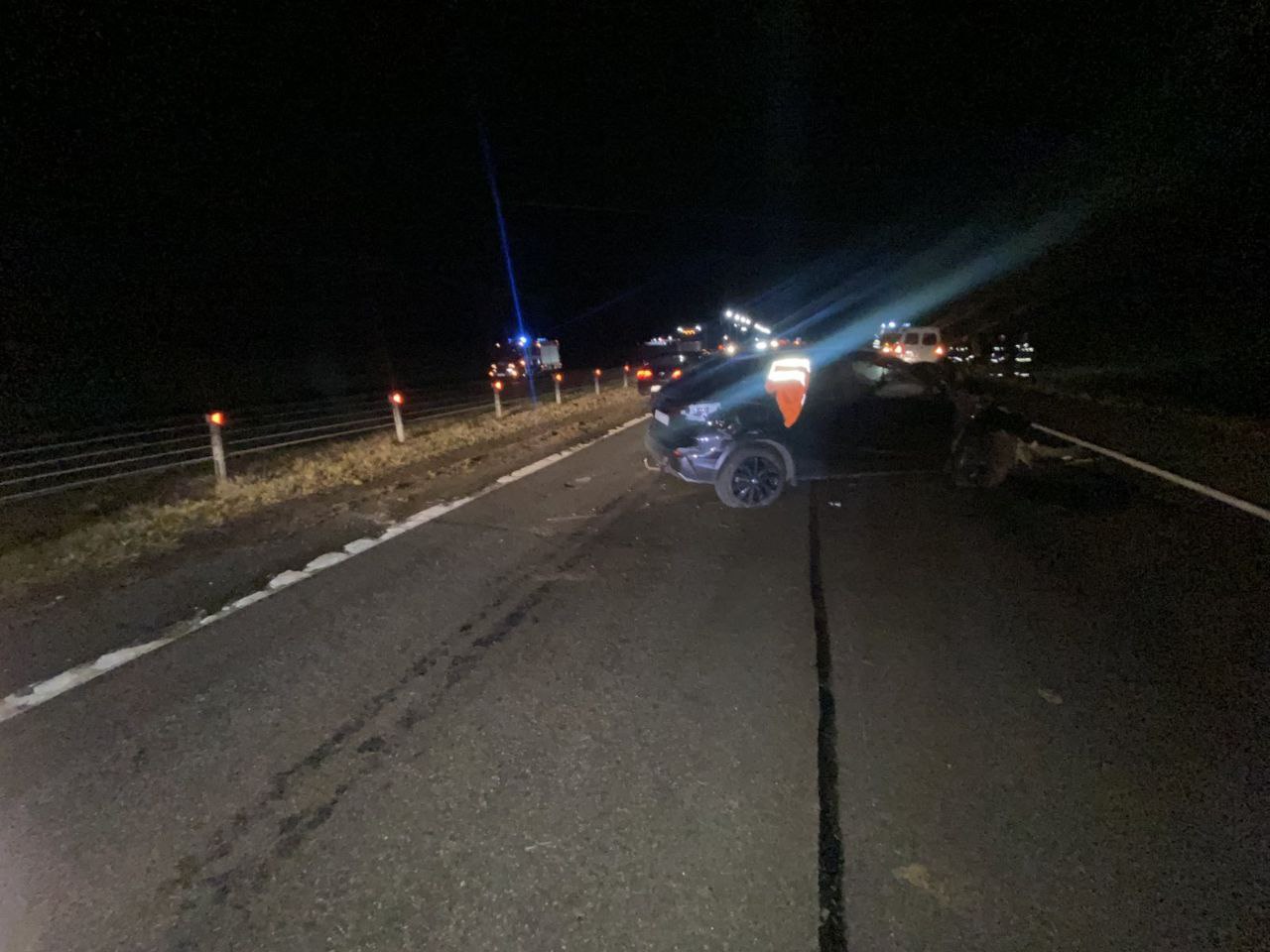 Пьяная женщина с ребенком попала в ДТП на трассе М-1