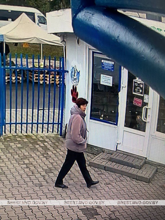 В Бресте ищут женщину, которая была в павильоне на Сябровской
