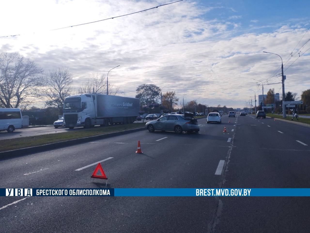 Массовое ДТП в Бресте на Московской — подробности