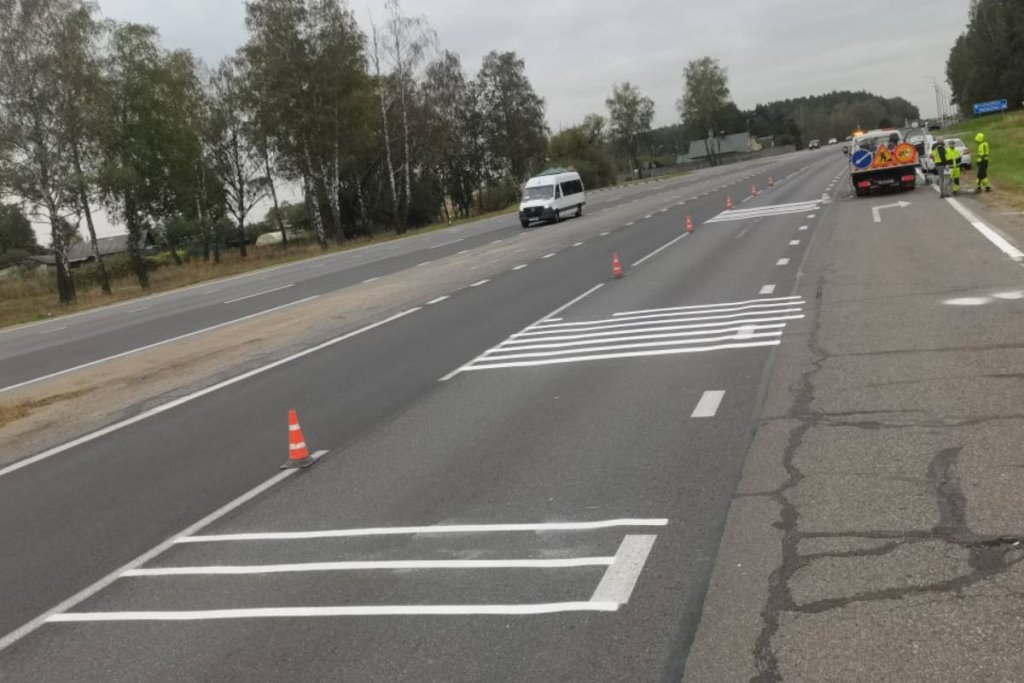 В Беларуси на дорогах появилась необычная разметка. Для чего она нужна?