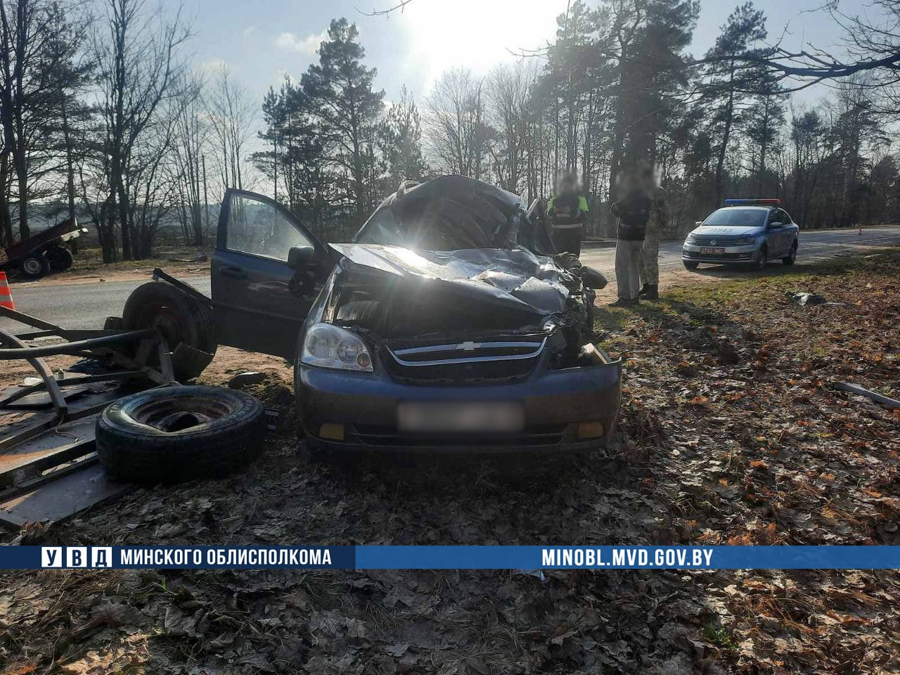 Отсоединившийся прицеп убил водителя встречного автомобиля