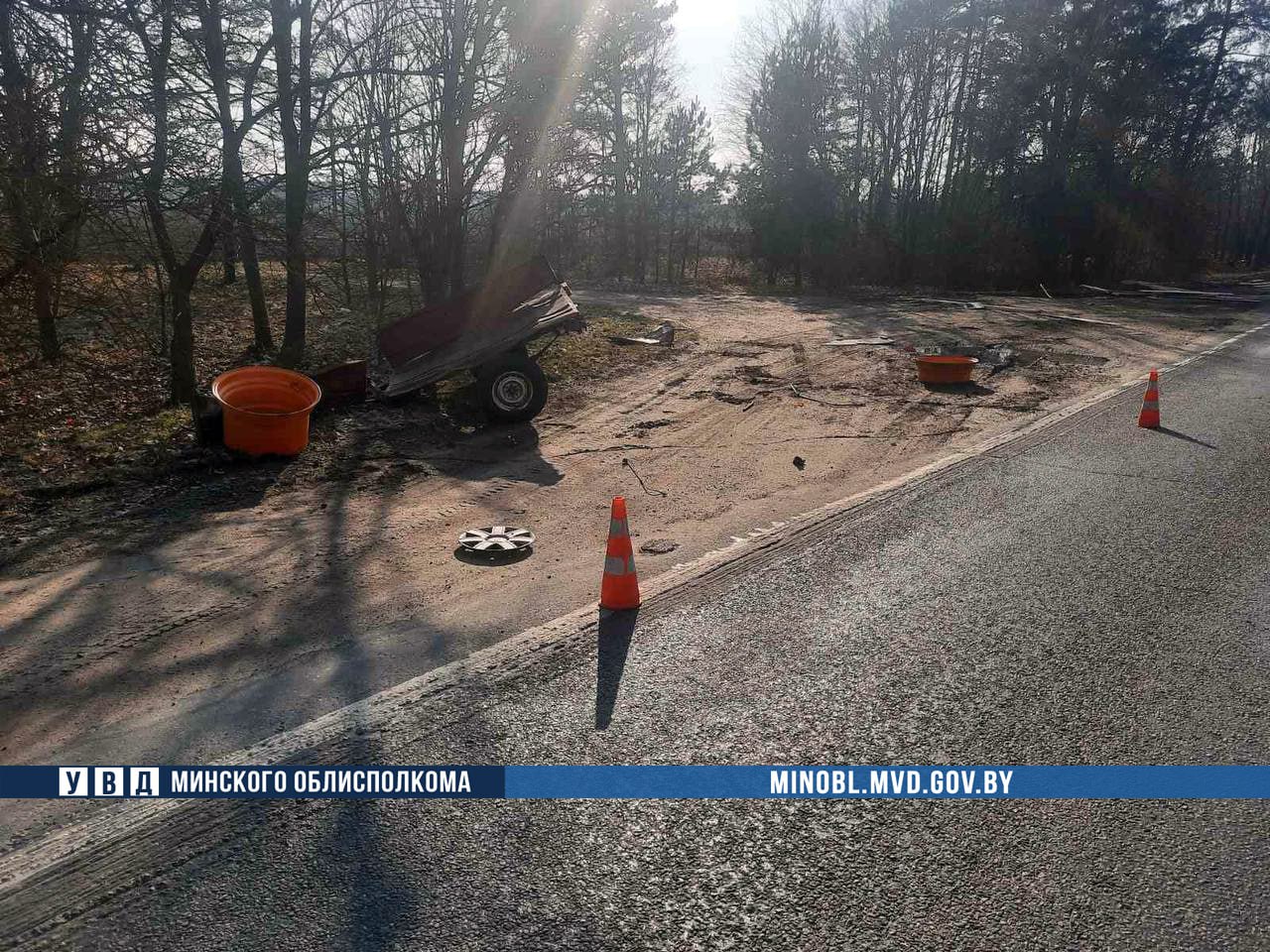 Отсоединившийся прицеп убил водителя встречного автомобиля