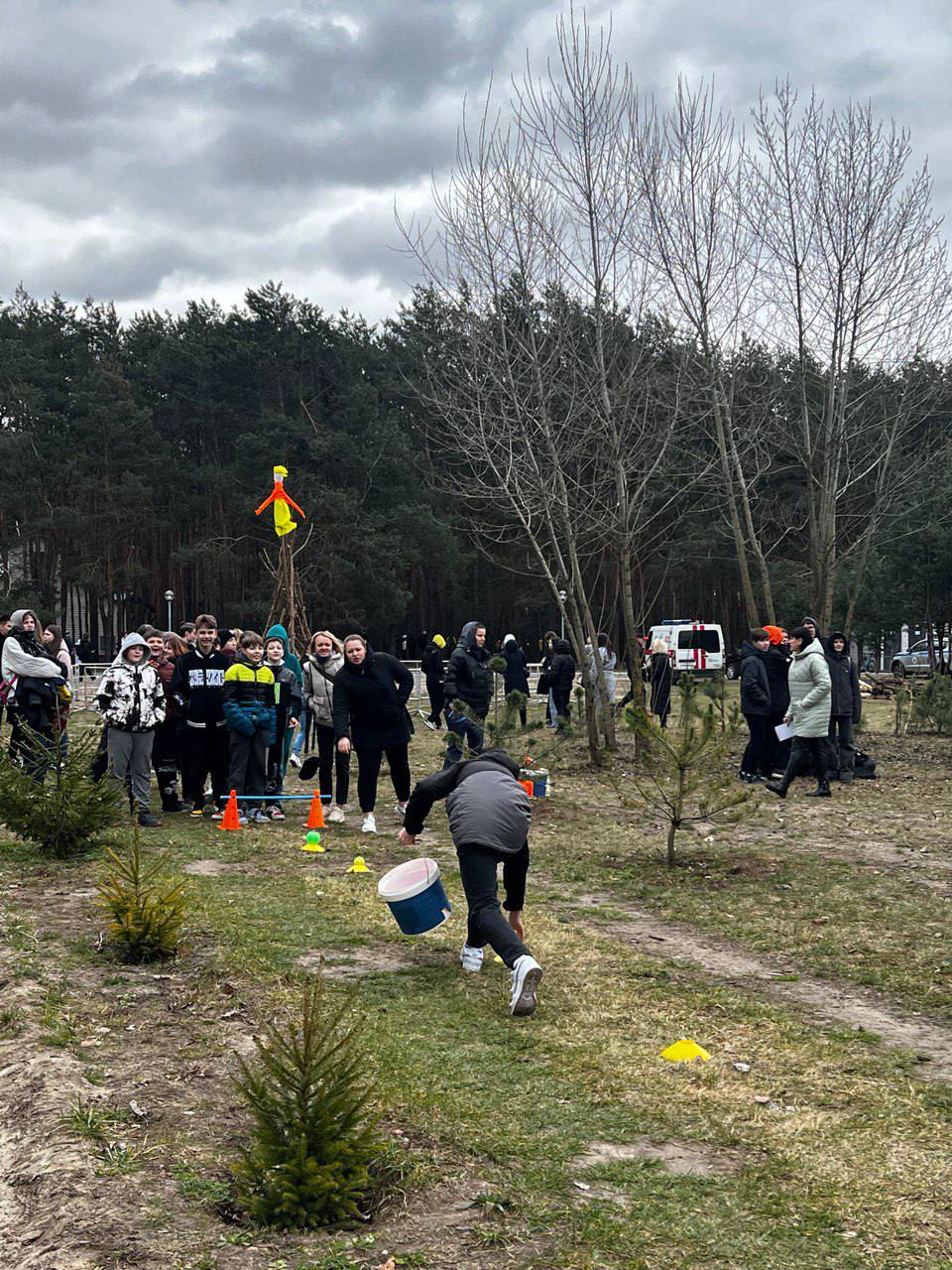 В Бресте проходят народные гуляния «Широкая масленица»