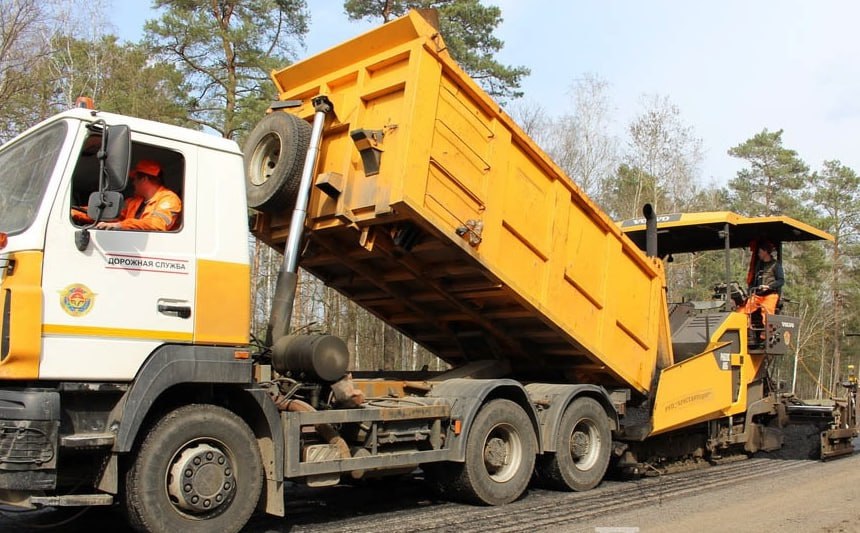 «Трасса сильно подверглась разрушению». На Пинщине начат ремонт дороги М10