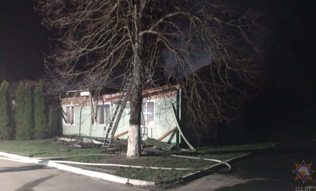 В Ивановском районе горело административное здание