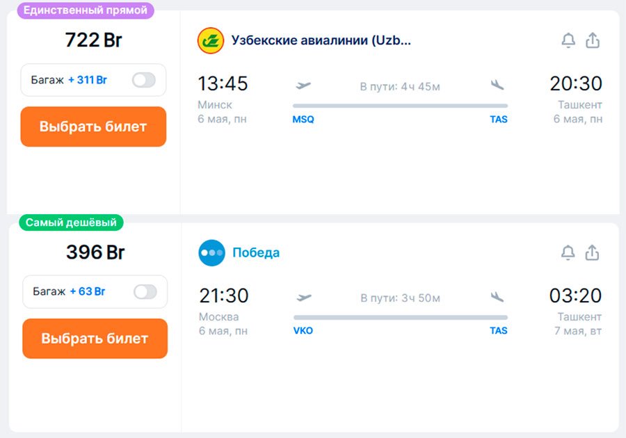 Где белорусам отдохнуть без визы: варианты с вылетом из Минска и не только