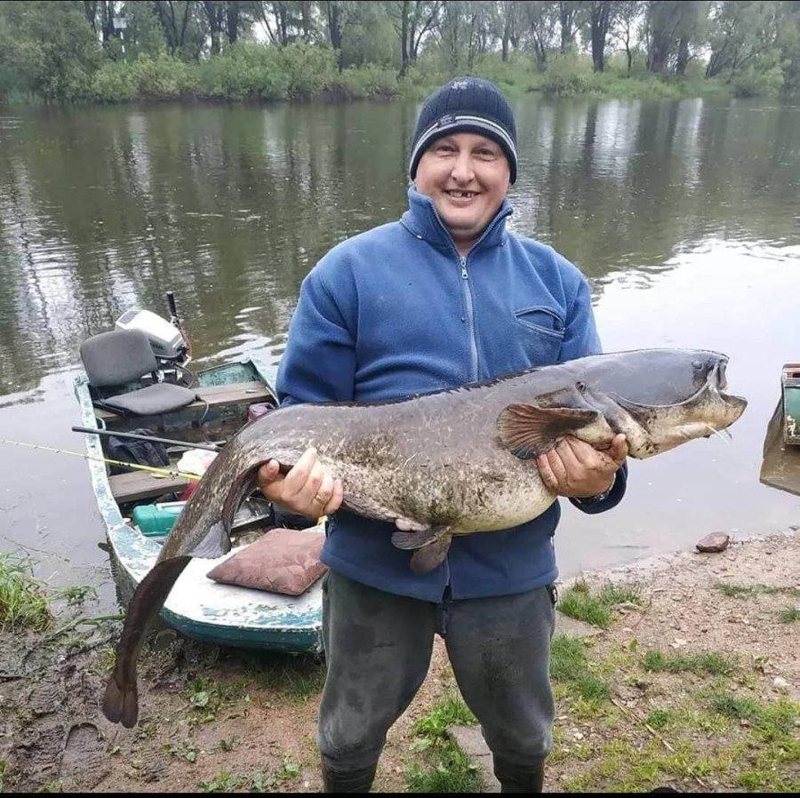 Самую большую щуку в истории Беларуси поймал рыбак из Могилева