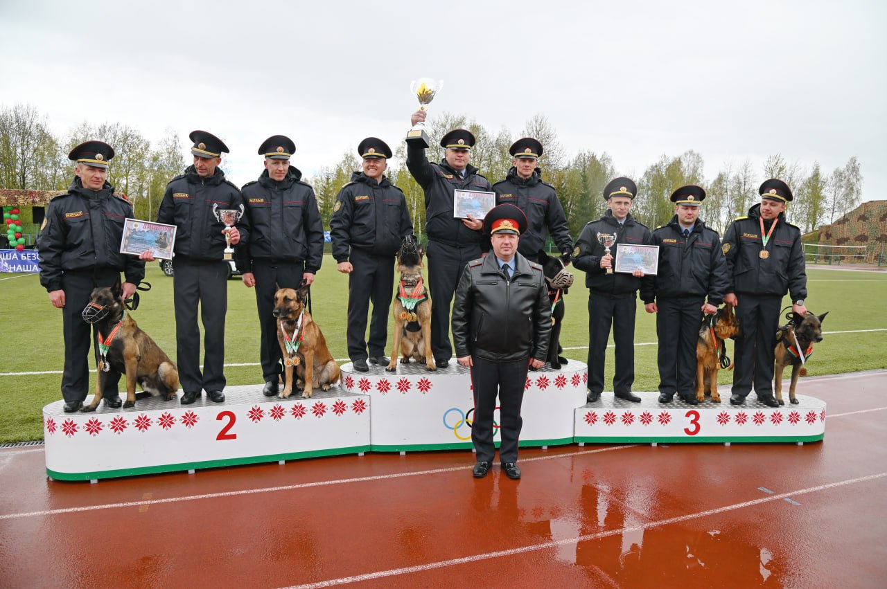 Триумфом брестчан завершились соревнования кинологов